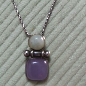 Chic Lavender Jade Pendant